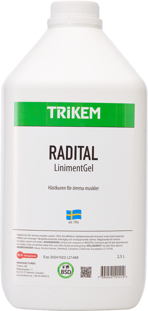 RADITAL Liniment Gel 2500 ml