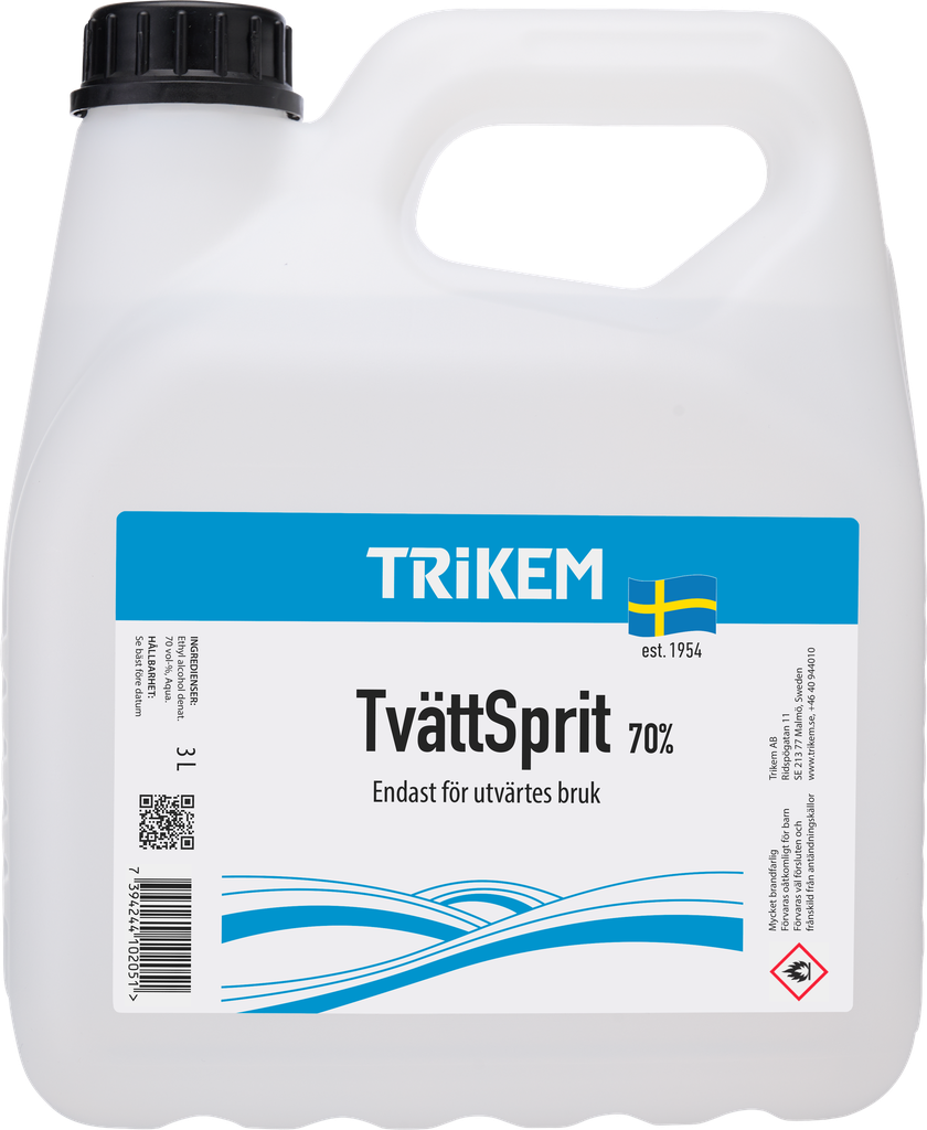 Trikem TvättSprit 70% 3 l